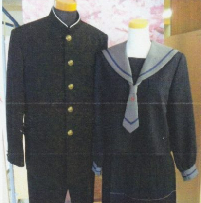 砺波市立庄西中学校の制服